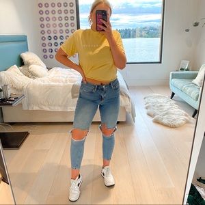 Topshop Jamie High Waisted Jeans